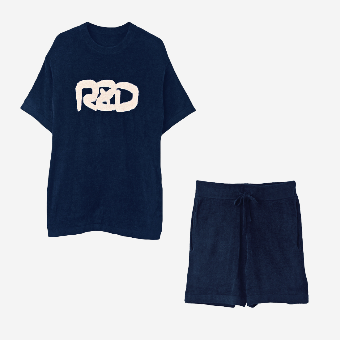 【ReZARD】SETUP Towel fabric Room Wear Small Logo（Short pants）(Navy)